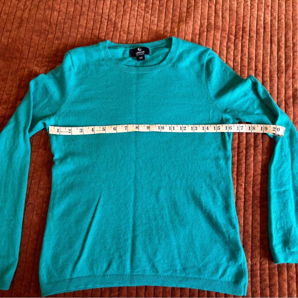 Cashmere Teal Sweater